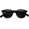 image:imageSOJOS Small Rounded Square Polarized Sunglasses for Women Men Vintage Style UV400 Lens SJ2637BlackGrey