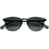image:imageSOJOS Small Rounded Square Polarized Sunglasses for Women Men Vintage Style UV400 Lens SJ2637GreenGradient Grey