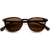 image:imageSOJOS Small Rounded Square Polarized Sunglasses for Women Men Vintage Style UV400 Lens SJ2637TortoiseBrown