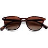 image:imageSOJOS Small Rounded Square Polarized Sunglasses for Women Men Vintage Style UV400 Lens SJ2637TortoiseGradient Brown