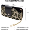 image:imageSOJOS Sunglasses Goggles Case Hard Shell Eyewear Glasses Case Leopard Print PU BagB Black Leopard