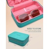 image:imageSOJOS Travel Sunglass Organizer Case Portable Glasses Storage Box Men Women Multifunctional Eyewear Holder SA526