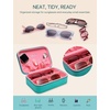 image:imageSOJOS Travel Sunglass Organizer Case Portable Glasses Storage Box Men Women Multifunctional Eyewear Holder SA526