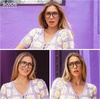 image:imageSOJOS Trendy Aviator Blue Light Blocking Glasses for Women Men Retro Rectangle Computer Frame Eyewear SJ5435Black