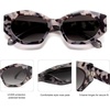 image:imageSOJOS Trendy Hexagonal Polarized Sunglasses for Womens MensRetro Polygon Shades Plastic Frame Sun Glasses SJ2307Multicolor