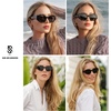 image:imageSOJOS Trendy Hexagonal Polarized Sunglasses for Womens MensRetro Polygon Shades Plastic Frame Sun Glasses SJ2307Tortoise