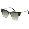 image:imageSOJOS Trendy Oversized Cat Eye Polarized Sunglasses Womens Large Square Cateye Sun Glasses SJ2303 with Green Tortoise FrameBrown Grading Lens