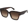 image:imageSOJOS Trendy Polarized Square Sunglasses WomensRetro Oversized Women Thick Sun Glasses SJ2217Brow Tortoise