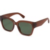 image:imageSOJOS Trendy Polarized Square Sunglasses WomensRetro Oversized Women Thick Sun Glasses SJ2217Milky BrownGreen