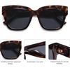 image:imageSOJOS Trendy Polarized Square Sunglasses WomensRetro Oversized Women Thick Sun Glasses SJ2217TortoiseGrey