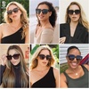 image:imageSOJOS Trendy Polarized Square Sunglasses WomensRetro Oversized Women Thick Sun Glasses SJ2217TortoiseGrey