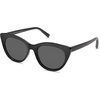 image:imageSOJOS Trendy Polarized Sunglasses for WomenRetro Cat Eye Womens Sun Glasses SJ2221Black FrameGrey