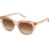 image:imageSOJOS Trendy Polarized Sunglasses for WomenRetro Cat Eye Womens Sun Glasses SJ2221Crystal Brown