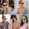 image:imageSOJOS Trendy Polarized Sunglasses for WomenRetro Cat Eye Womens Sun Glasses SJ2221RedRed Grading