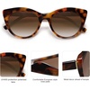 image:imageSOJOS Trendy Polarized Sunglasses for WomenRetro Cat Eye Womens Sun Glasses SJ2221TortoiseBrown