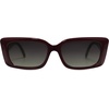 image:imageSOJOS Trendy Rectangular Sunglasses Womens Retro Small Shades Sunnies Gafas de sole Chunky Angular Cornor Frame SJ2238Red