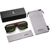 image:imageSOJOS Trendy Square Aviator Sunglasses for Womens Mens Polarized Flat Top Designer Inspired UV400 Sun Glasses SJ2281Burgundy