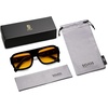 image:imageSOJOS Trendy Square Aviator Sunglasses for Womens Mens Polarized Flat Top Designer Inspired UV400 Sun Glasses SJ2281Dark Black
