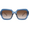 image:imageSOJOS Trendy Square Polarized Sunglasses for Womens MensRetro Polygon Shades Plastic Frame Sun Glasses SJ2310Blue