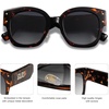 image:imageSOJOS Vintage Sunglasses Womens Trendy 2023 Nude Big Sun Glasses Oversized UV400 Protection SJ2257 Leopard Frame Grey Lens
