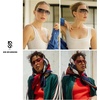 image:imageSOJOS Wrap Around Y2K Sunglasses for Women Men Shield Futuristic Frameless Sun Glasses SJ1198 with Black FrameGrey Garding Lens