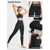 image:imagebaleaf Freeleaf Womens 78 Yoga Leggings with Pockets High Waisted 27 Workout Lounge Leggings Cozy Soft Athletic PantsBlack