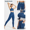 image:imagebaleaf Freeleaf Womens 78 Yoga Leggings with Pockets High Waisted 27 Workout Lounge Leggings Cozy Soft Athletic PantsGibraltar Sea