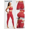 image:imagebaleaf Freeleaf Womens 78 Yoga Leggings with Pockets High Waisted 27 Workout Lounge Leggings Cozy Soft Athletic PantsLava Falls