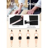 image:imagebaleaf Freeleaf Womens 8 High Waist Biker Shorts with Pockets Yoga Running Volleyball Workout Gym Shorts for Summer SpandexBlack