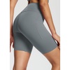 image:imagebaleaf Freeleaf Womens 8 High Waist Biker Shorts with Pockets Yoga Running Volleyball Workout Gym Shorts for Summer SpandexDark Gray