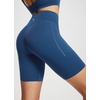 image:imagebaleaf Freeleaf Womens 8 High Waist Biker Shorts with Pockets Yoga Running Volleyball Workout Gym Shorts for Summer SpandexGibraltar Sea