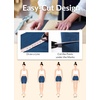 image:imagebaleaf Freeleaf Womens 8 High Waist Biker Shorts with Pockets Yoga Running Volleyball Workout Gym Shorts for Summer SpandexGibraltar Sea