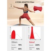 image:imagebaleaf Freeleaf Womens 8 High Waist Biker Shorts with Pockets Yoga Running Volleyball Workout Gym Shorts for Summer SpandexLava Falls