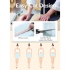 image:imagebaleaf Freeleaf Womens 8 High Waist Biker Shorts with Pockets Yoga Running Volleyball Workout Gym Shorts for Summer SpandexPastel Blue