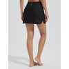 image:imagebaleaf Womens 2025 17 Swim Skirt Bottoms High Waisted Modest Bathing Suit Skirt Tummy Control Swim BottomsBlack