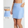image:imagebaleaf Womens 2025 17 Swim Skirt Bottoms High Waisted Modest Bathing Suit Skirt Tummy Control Swim BottomsLight Blue