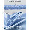 image:imagebaleaf Womens 2025 17 Swim Skirt Bottoms High Waisted Modest Bathing Suit Skirt Tummy Control Swim BottomsLight Blue