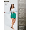image:imagebaleaf Womens 4 High Waisted Swim Shorts Quick Dry Board Shorts UPF50 Swimsuit with Liner and PocketsGreen
