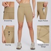 image:imagebaleaf Womens 7 Hiking Shorts High Waist Biker Shorts Lightweight Zipper Pockets Yoga Athletic Running Gym Outdoor