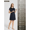 image:imagebaleaf Womens Short Sleeve UPF 50 Cover Up with Pockets Quick Dry Beach Coverups Sun Protection SwimwearBlack