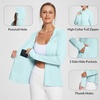 image:imagebaleaf Womens Sun Protection Jacket Hoodie Clothing Lightweight Long Sleeve Sun Cover Up ShirtBlue