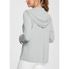 image:imagebaleaf Womens Sun Protection Jacket Hoodie Clothing Lightweight Long Sleeve Sun Cover Up ShirtGray
