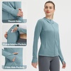 image:imagebaleaf Womens Sun Protection Jacket Hoodie Clothing Lightweight Long Sleeve Sun Cover Up ShirtHeather Light Blue