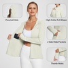 image:imagebaleaf Womens Sun Protection Jacket Hoodie Clothing Lightweight Long Sleeve Sun Cover Up ShirtLight Brown