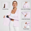 image:imagebaleaf Womens Sun Protection Jacket Hoodie Clothing Lightweight Long Sleeve Sun Cover Up ShirtPastel Purple