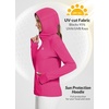 image:imagebaleaf Womens Sun Protection Jacket Hoodie Clothing Lightweight Long Sleeve Sun Cover Up ShirtRosy