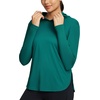 image:imagebaleaf Womens UPF 50 Sun Shirt with Hoodie SPF Long Sleeve UV Protection Clothing Hiking Fishing Outdoor LightweightDuck Green