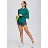 image:imagebaleaf Womens UPF 50 Sun Shirt with Hoodie SPF Long Sleeve UV Protection Clothing Hiking Fishing Outdoor LightweightDuck Green