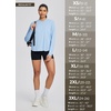 image:imagebaleaf Womens UPF 50 Sun Shirt with Hoodie SPF Long Sleeve UV Protection Clothing Hiking Fishing Outdoor LightweightLight Blue