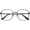 image:imageSOJOS Classic Square Blue Light Blocking Glasses for Women Men Stylish Computer Glasses SJ1137Black
